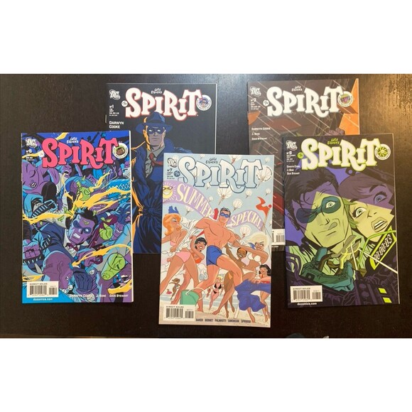The Spirit: Assorted Set Including No. 1, 3, & 6-8. DC Comics (2007) - Picture 1 of 16